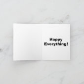 Gelukkig alles! feestdagen kaart (Binnen)