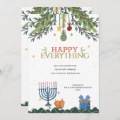 Gelukkig alles Kerstkaart (Voorkant / Achterkant)