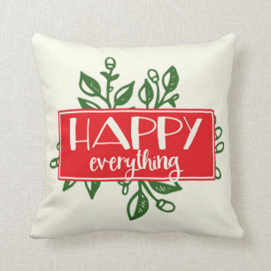 Gelukkig alles   Vakantie-Sierkussen Kussen