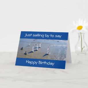 GELUKKIG ALS DAG OP DE LAK - BIRTHDAG WISH KAART