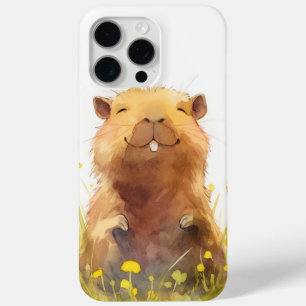 Gelukkig als een Capibara Maar Kan Zijn iPhone 15 Pro Max Hoesje
