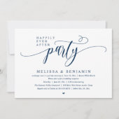 Gelukkig altijd na Feest, Receptie Modern Minimaal Kaart (Voorkant)