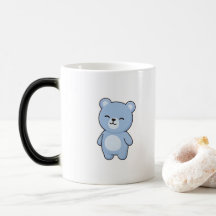Gelukkig Beer Minimale Kawaii Stijl
