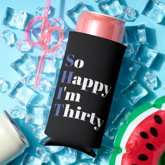 Gelukkig ben ik 30e verjaardag Seltzer Ca (Insitu Zomer)
