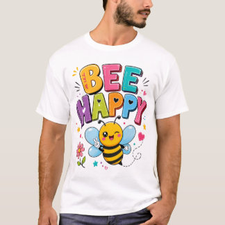 Gelukkig Bij Cute Bij Grafische T-Shirt | Grappig