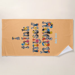 Gelukkig Bijbel Verse Schrift Quote Strandlaken