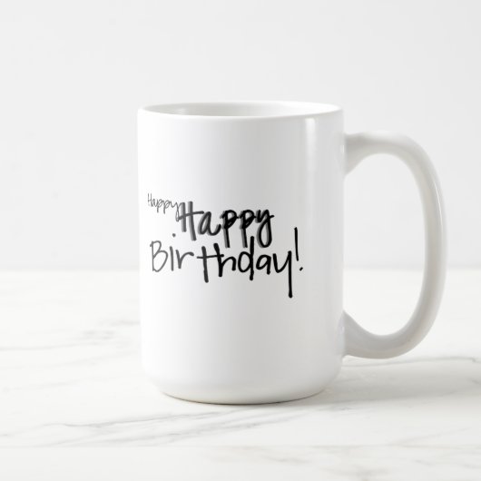 gelukkig Birthday! Mok (Rechts)