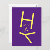 Gelukkig Briefkaart (Voorkant / Achterkant)