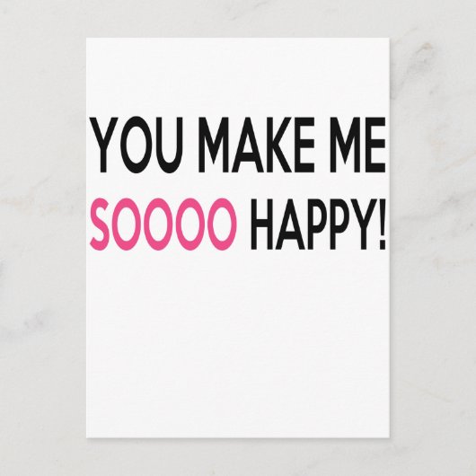 gelukkig briefkaart (Voorkant)