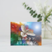 gelukkig briefkaart op zondag (Staand voorkant)