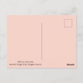 Gelukkig Briefkaart van posttransdieren (Achterkant)