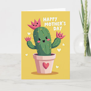 Gelukkig Cactus Vriendenkaart Kaart