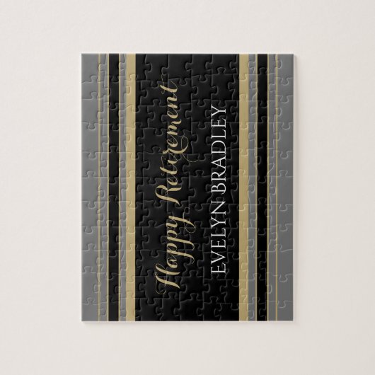 Gelukkig cadeau voor gepensioneerden legpuzzel (Verticaal)