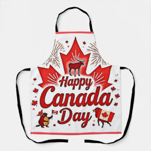 Gelukkig Canada Dag! Schort