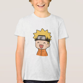 Gelukkig Chibi Ninja Jeugd Tri-Blend T-shirt - Zac