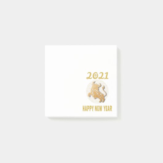 Gelukkig Chinees nieuwjaar 2021 Post-it® Notes (Voorkant)