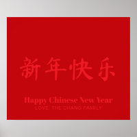 Gelukkig Chinees Nieuwjaar minimalistische aangepa