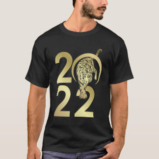 Gelukkig Chinees nieuwjaar van de Tijger 2022 T-shirt