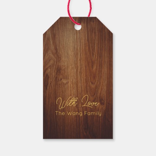 Gelukkig Chinees Nieuwjaar Wood Dragon 2024 GT Cadeaulabel (Achterkant)