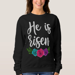 Gelukkig Christelijke paasdag, hij is een woeste v Trui