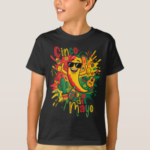 Gelukkig cinco de mayo feest Mexicaans feest 5 de T-shirt