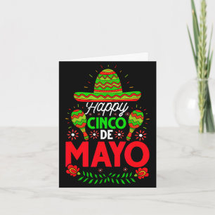 Gelukkig cinco de mayo feestelijke fiesta kaart