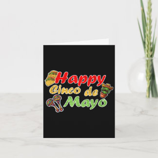 Gelukkig cinco de mayo grappige mexico viering kaart