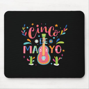 Gelukkig Cinco De Mayo Mexico Feest Taco Gitaar Ci Muismat