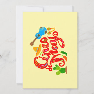 Gelukkig Cinco de Mayo wenskaart Feestdagenkaart
