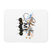 Gelukkig citaat met ballonnen - U MAAKTE ME SMILE! Magneet (Horizontaal)