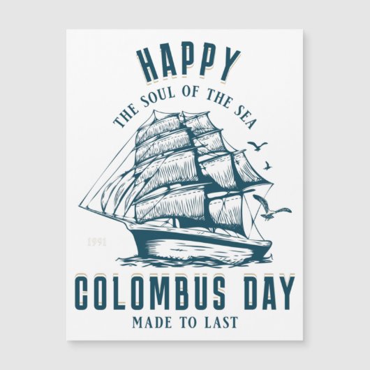 gelukkig columbus dag (Voorkant)