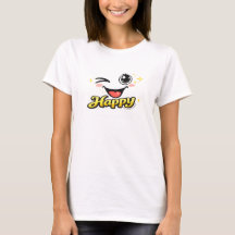 Gelukkig Cute Smiley Face Grafische T-Shirt voor V