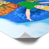 Gelukkig dag. Naar beneden Poster (Hoek)