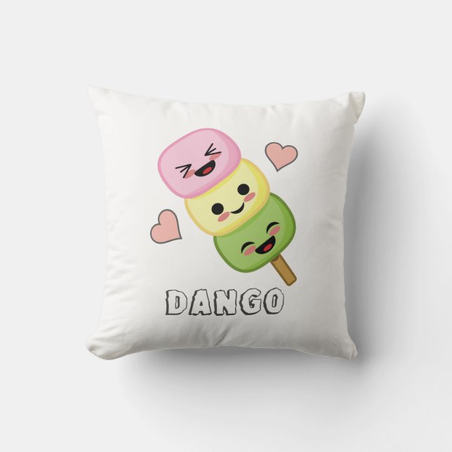 Gelukkig Dango-dumplings Kussen (Voorkant)