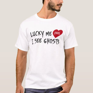 Gelukkig dat ik spoken zie t-shirt