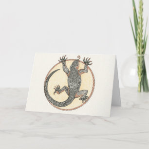 Gelukkig de Hagedis van Sedona, Arizona Kaart