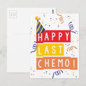 Gelukkig de laatste Chemo! Briefkaart (Voorkant / Achterkant)