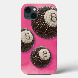 Gelukkig Disco 8 ROZE, Lucky 8 disco Bal, Snooker iPhone 13 Hoesje