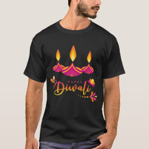 Gelukkig Diwali Deepavali Indian Festival of Light T-shirt