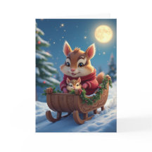 Gelukkig eekhoorn kerstfeest