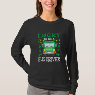 Gelukkig een buschauffeur, grappig St Patrick S Da T-shirt