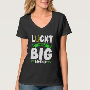 Gelukkig een grote broer uit de St. Patricks Shena T-shirt