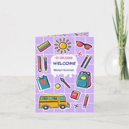 Gelukkig eerste dag van groep 4 WELKOM