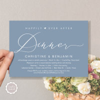 Gelukkig Elopement Dinner Script, Modern Scenario