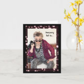 Gelukkig en gezond Nieuwjaar wensend Kaart (Gele Bloem)