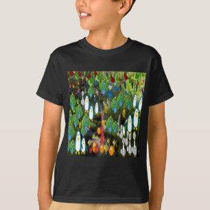 gelukkig en grappig t-shirt