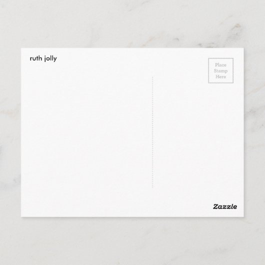 Gelukkig en vreedzaam op 4 juli briefkaart (Achterkant)