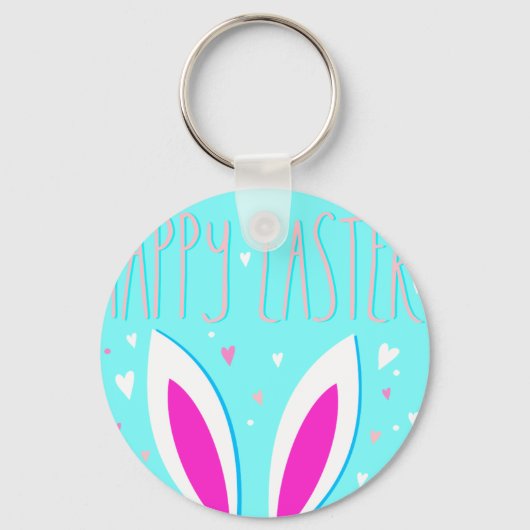 gelukkig esster bunny sleutelhanger (Voorkant)