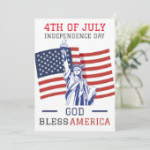 Gelukkig feest op de vierde dag van de onafhankeli (Staand voorkant)