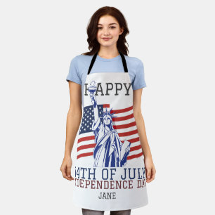 Gelukkig feest op de vierde dag van de onafhankeli schort
